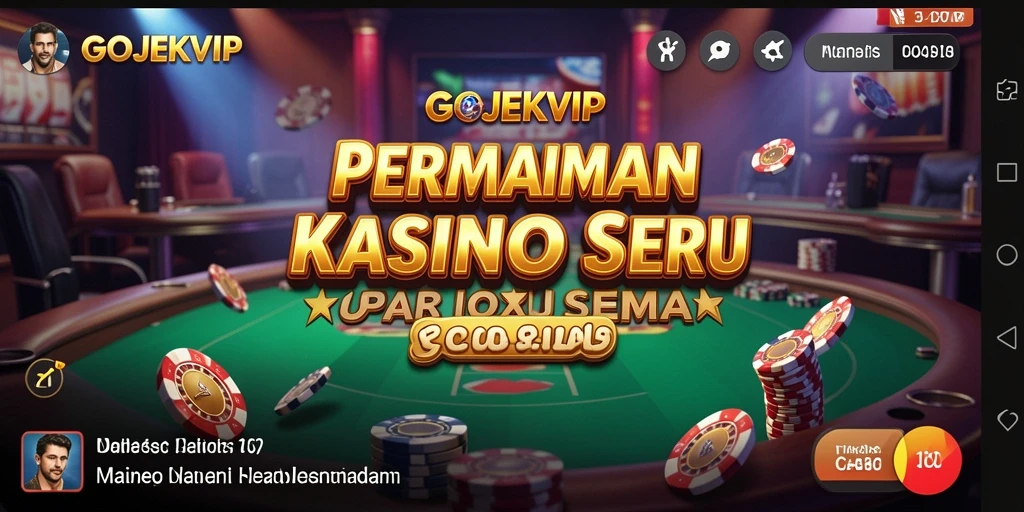 Tampilan menarik dari gameplay seru GOJEKVIP.