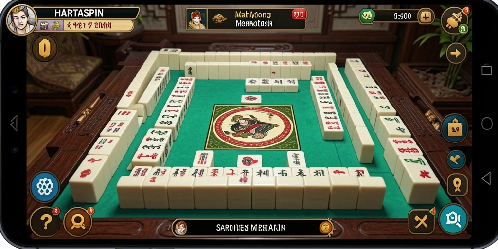 Tampilan gameplay seru HARTASPIN dengan grafik menarik.