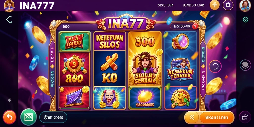 Gameplay Slot menawan di aplikasi INA777.