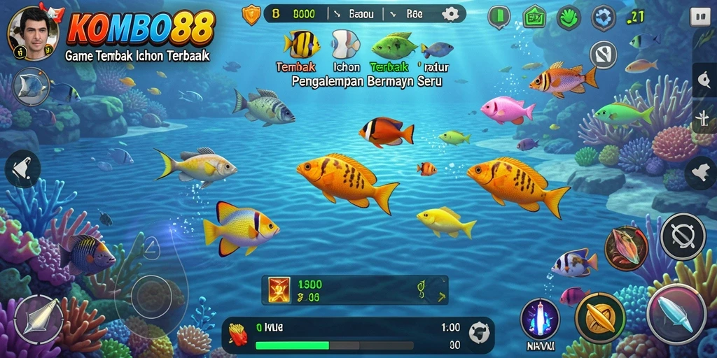 Mainkan KOMBO88 dan rasakan sensasi menembak ikan dengan grafik memukau.