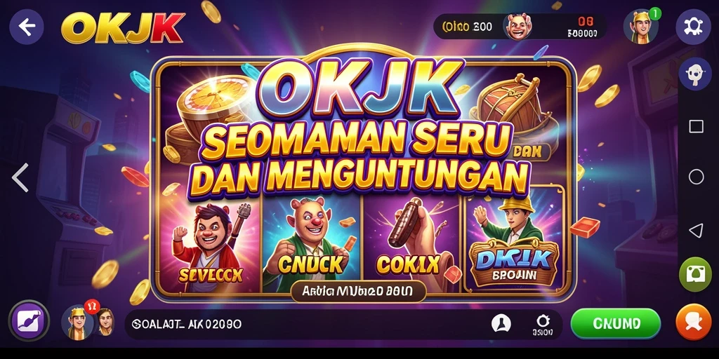 Tampilan gameplay Slot yang mengasyikkan dan berwarna-warni.