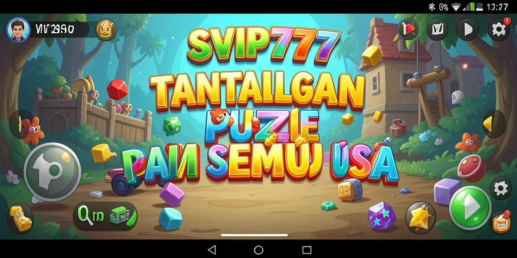 Screenshot utama SVIP777 menampilkan gameplay Puzzle yang menantang.